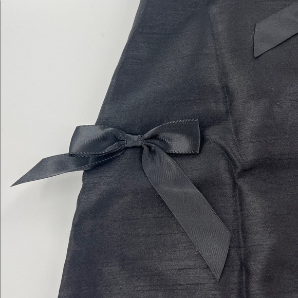 Hutch Black Off-Shoulder Dress whimsigoth bows feminine LBD valentine S NWT - Picture 10 of 10